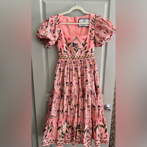 Agua by Agua Bendita Beautiful alga Pacifico Pink Midi. Medium excellent cnd - Picture 7 of 11